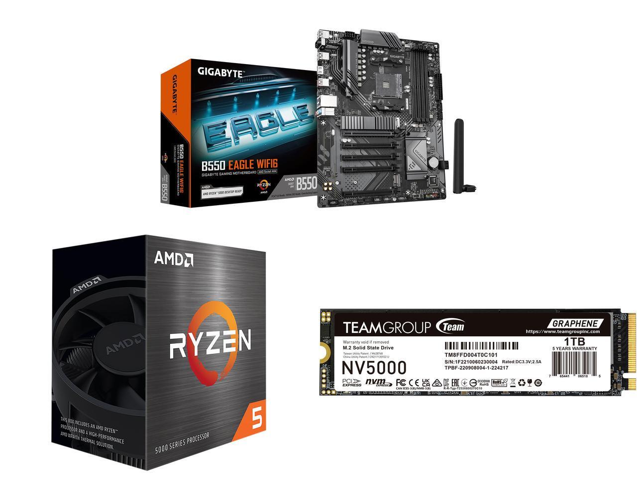 Pc Gaming Gigabyte - GIGABYTE B550 EAGLE WIFI6 Motherboard, AMD