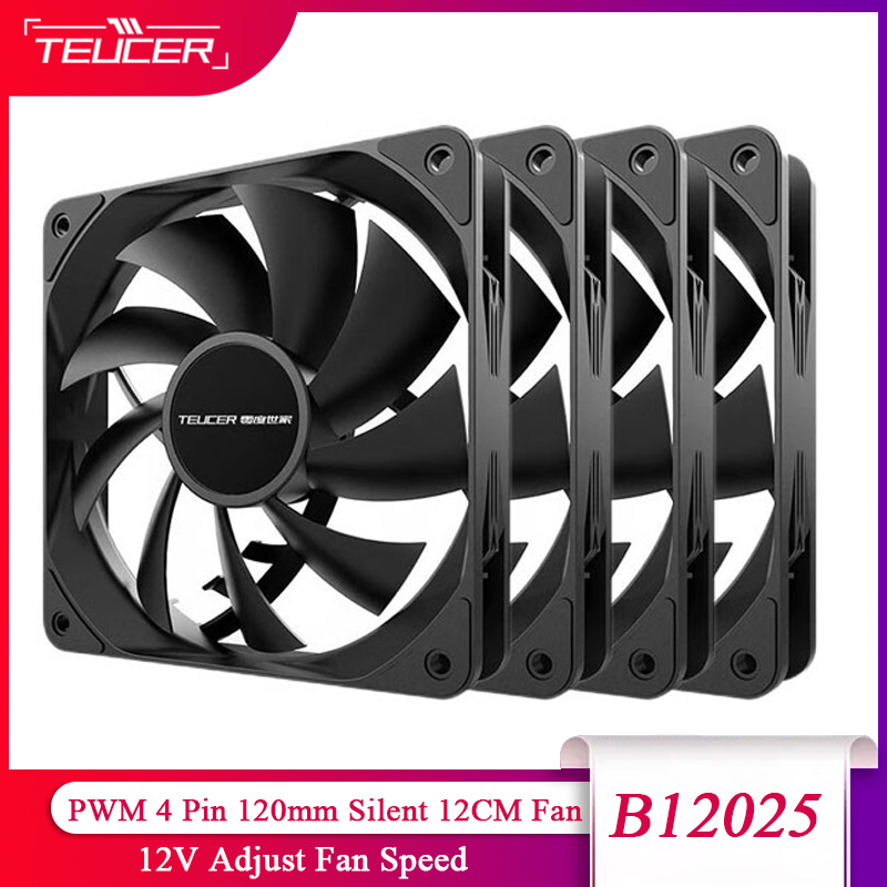 Pc Case Fan - TEUCER PC Computer Case Fan PWM