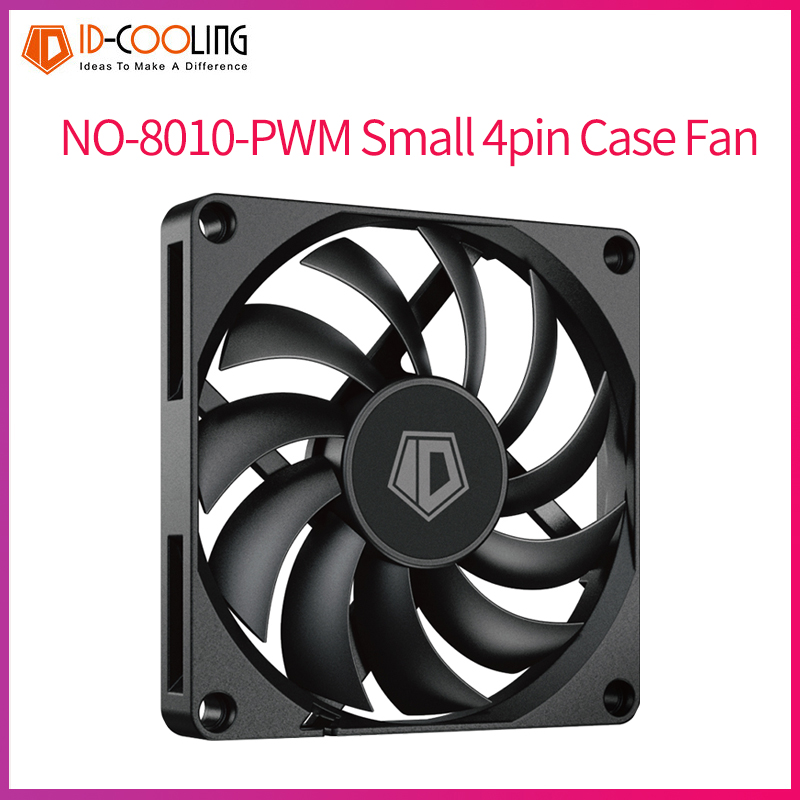Pc Case Fan - ID-COOLING NO-8010-PWM Small 4pin Case Fan
