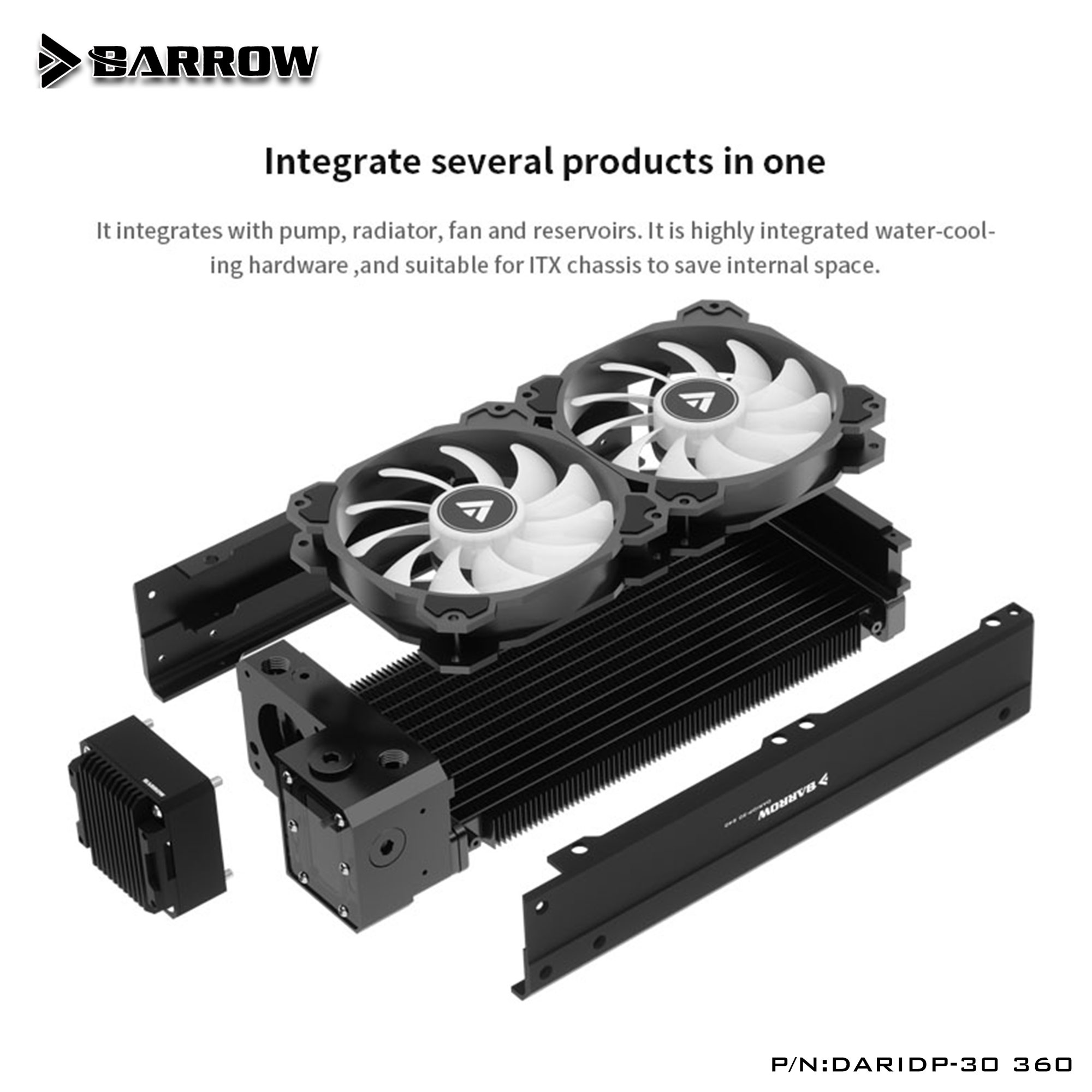 Pc Gaming Kit - Barrow DARIDP-30 PC Water Cooling Kit