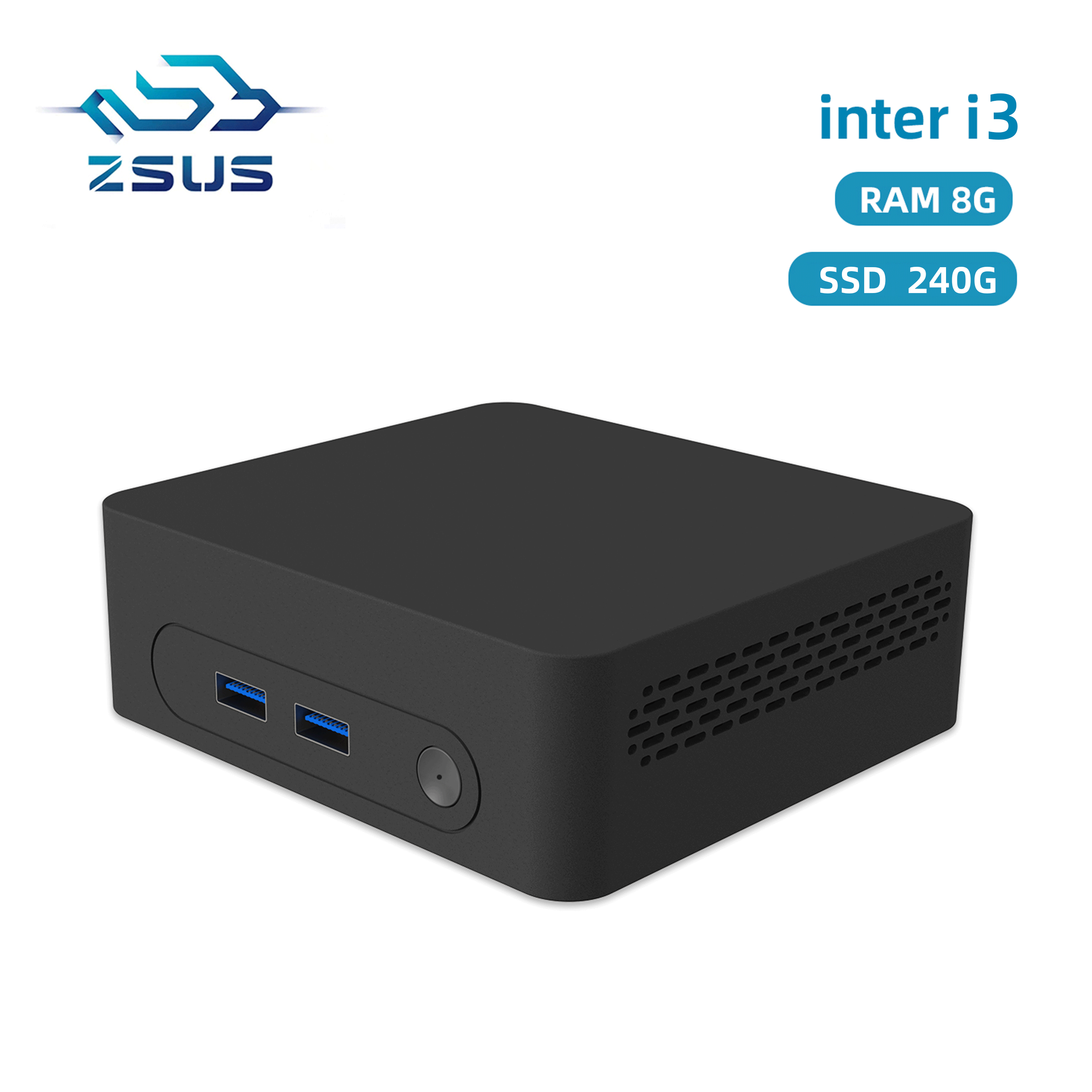 ZSUS i3 i5 i7 Mini PC Intel Ce - огляд і ціна Pc Gaming I3