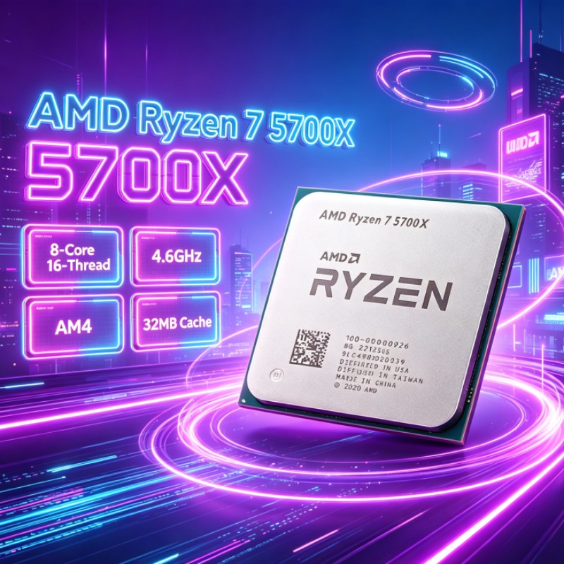 AMD Ryzen 7 5700X 8 Core 16 Th - огляд і ціна Amd Cpu Ryzen 7