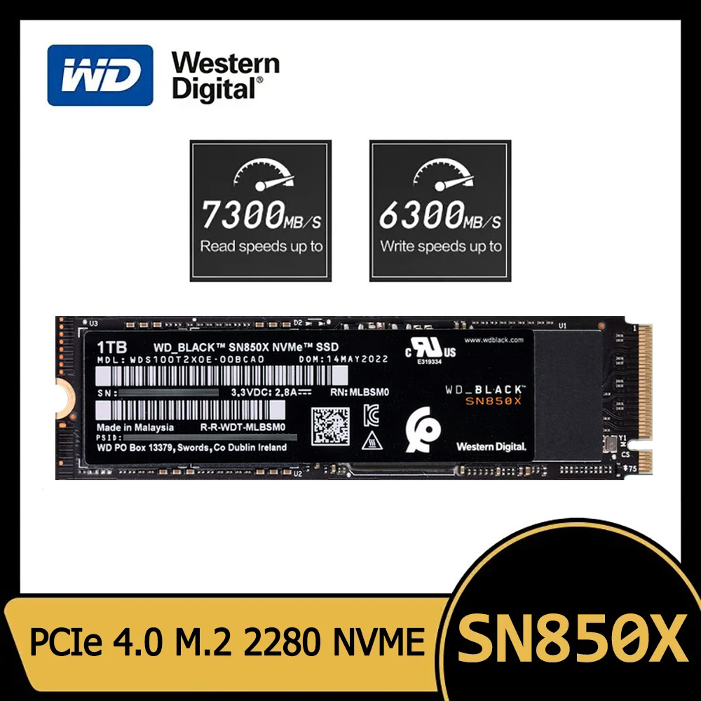 Western Digital WD SN850X SSD  - огляд і ціна Samsung Ssd 980 Pro
