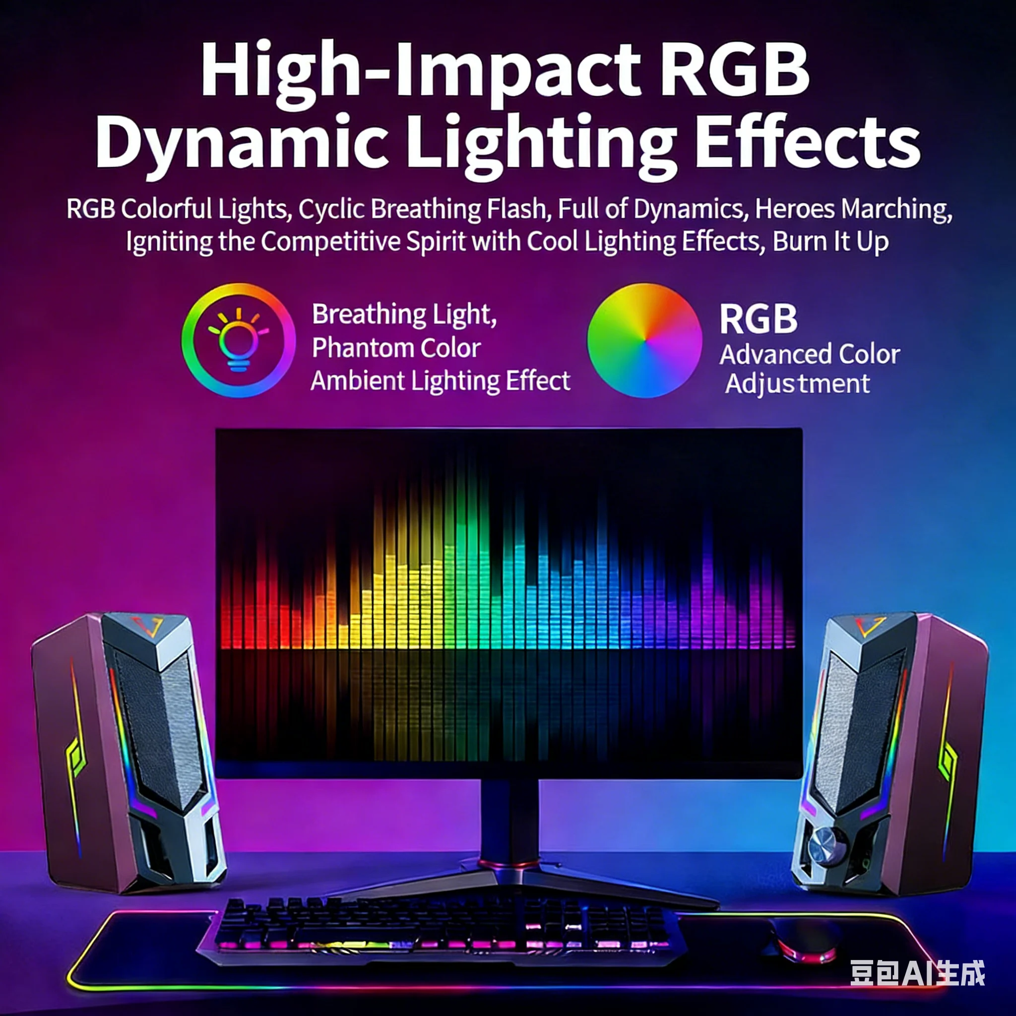 Desktop RGB Gaming Speakers Bl - огляд і ціна Pc Gaming Apple