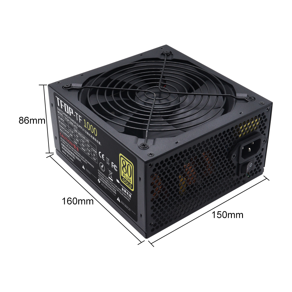 1000w pc power supply 80 plus  - огляд і ціна Pc Gaming Watt