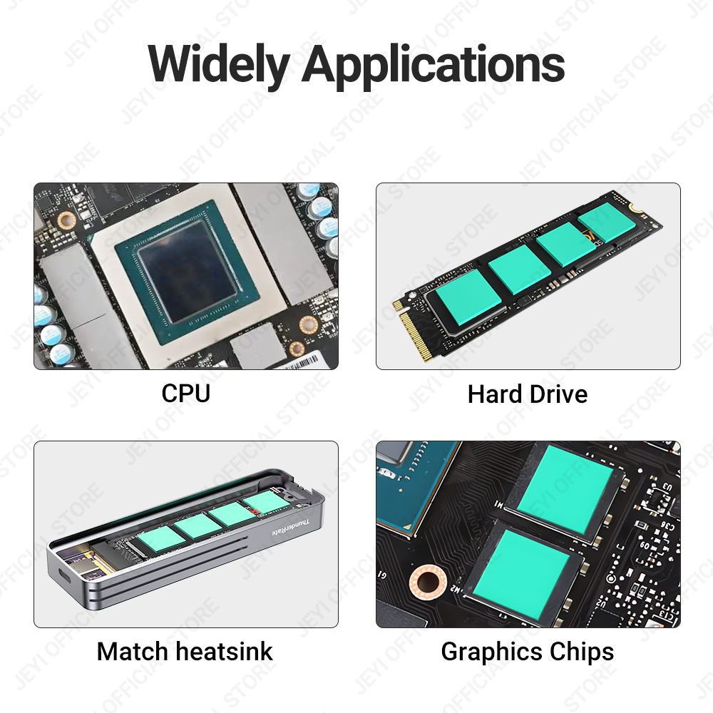 JEYI 100-Pack Thermal Conducti - огляд і ціна M.2 Ssd Heatsink