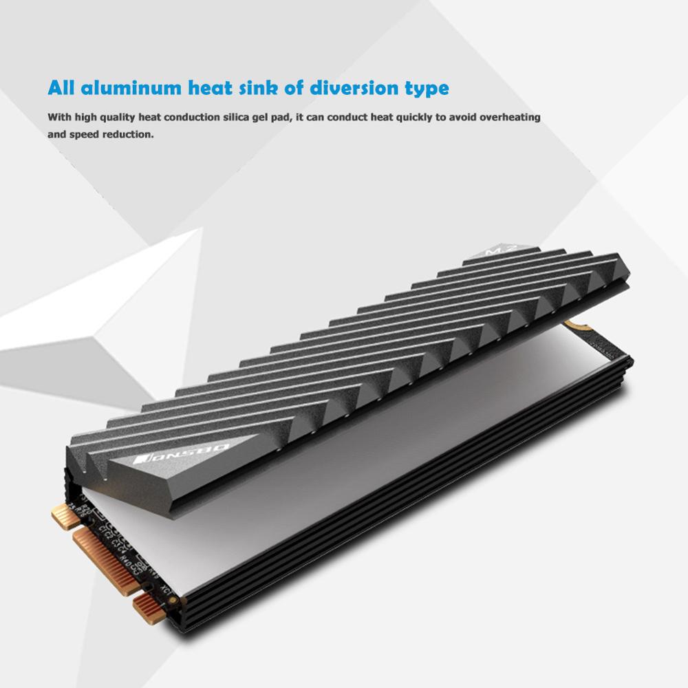 Jonsbo M2 2280 SSD Aluminum He - огляд і ціна M.2 Ssd Heatsink