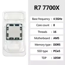 AMD Ryzen 7 7700X R7 7700X 8 C - огляд і ціна Amd Cpu Ryzen 7