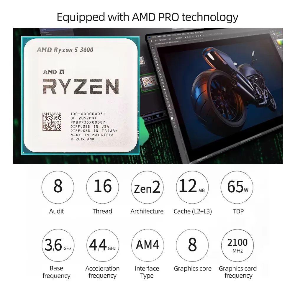 AMD Ryzen 5 3600 R5 3600 Deskt - огляд і ціна Pc Gaming Amd Ryzen 5