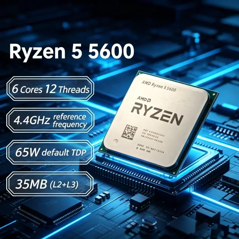 AMD Ryzen 5 5600 R5 5600 for P - огляд і ціна Pc Gaming Amd Ryzen 5