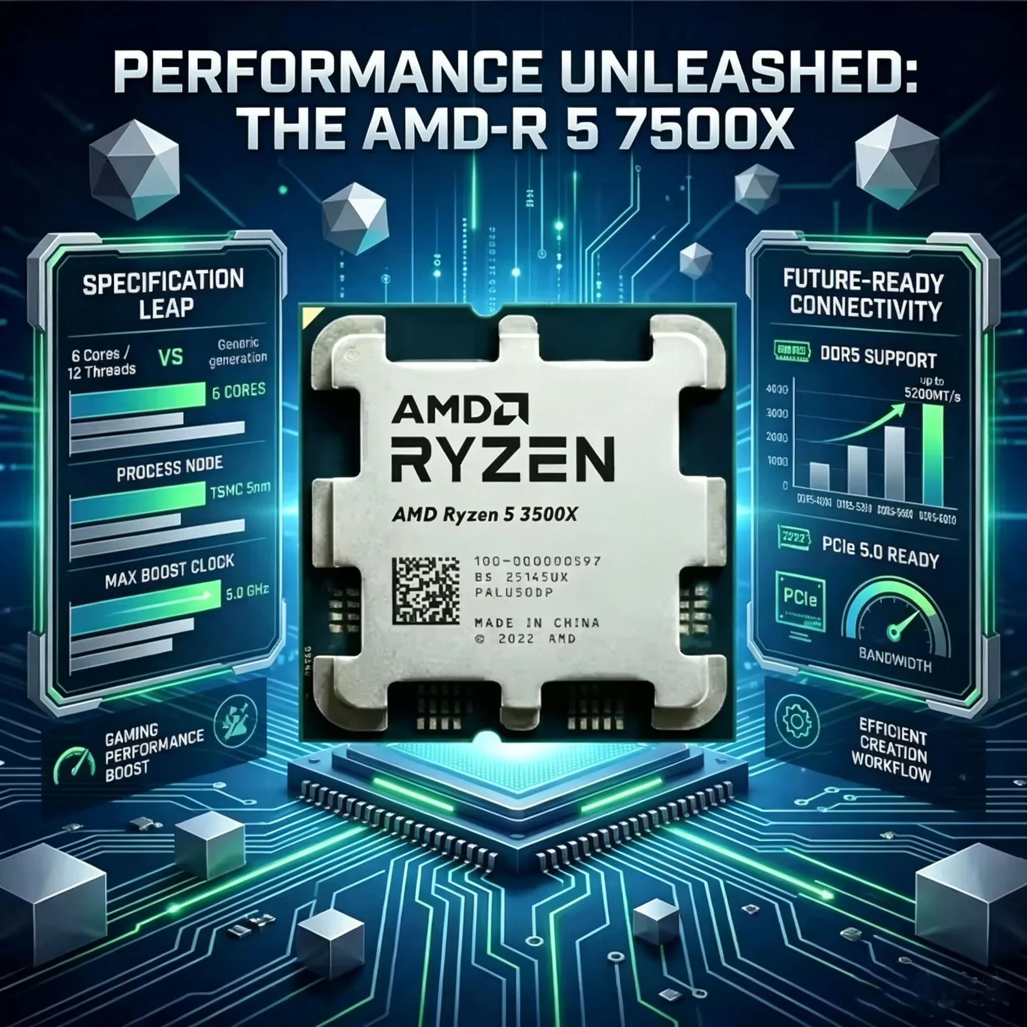 AMD Ryzen 5 3500X R5 3500X CPU - огляд і ціна Pc Gaming Amd Ryzen 5