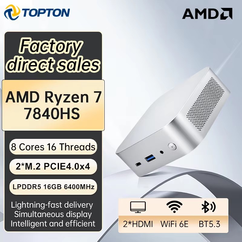Topton Portable Gaming Mini PC - огляд і ціна Pc Gaming Amd Ryzen 5