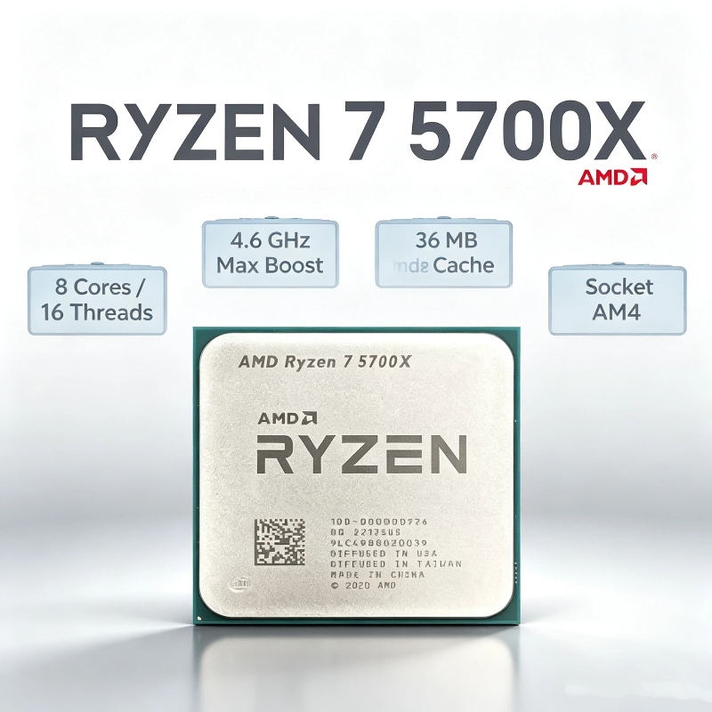AMD Ryzen 7 5700X Gaming Deskt - огляд і ціна Amd Cpu Ryzen 7