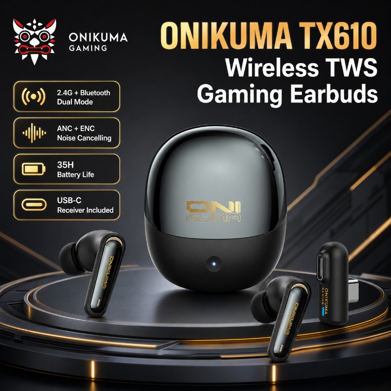 ONIKUMA TX610 Wireless Gaming  - огляд і ціна Pc Gaming Apple