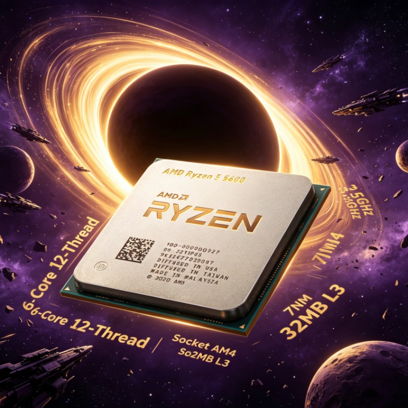 Ryzen 5 5600 6-Core 12-Thread  - огляд і ціна Pc Gaming Amd Ryzen 5
