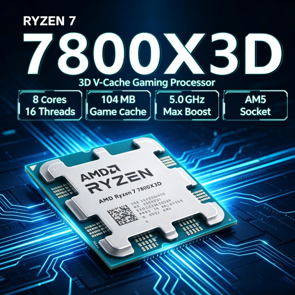AMD Ryzen 7 7800X3D Desktop Pr - огляд і ціна Amd Cpu Ryzen 7