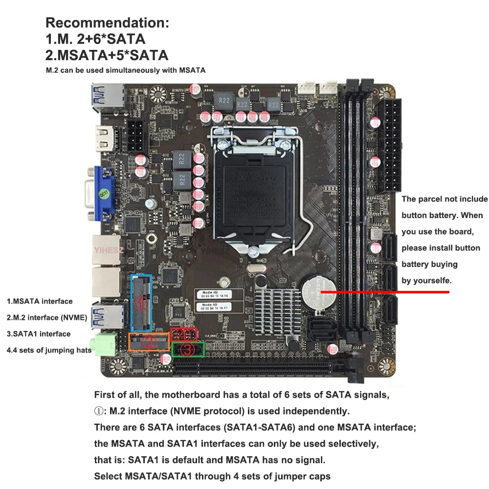 B365 Mini-ITX Motherboard LGA  - огляд і ціна Pc Gaming I3