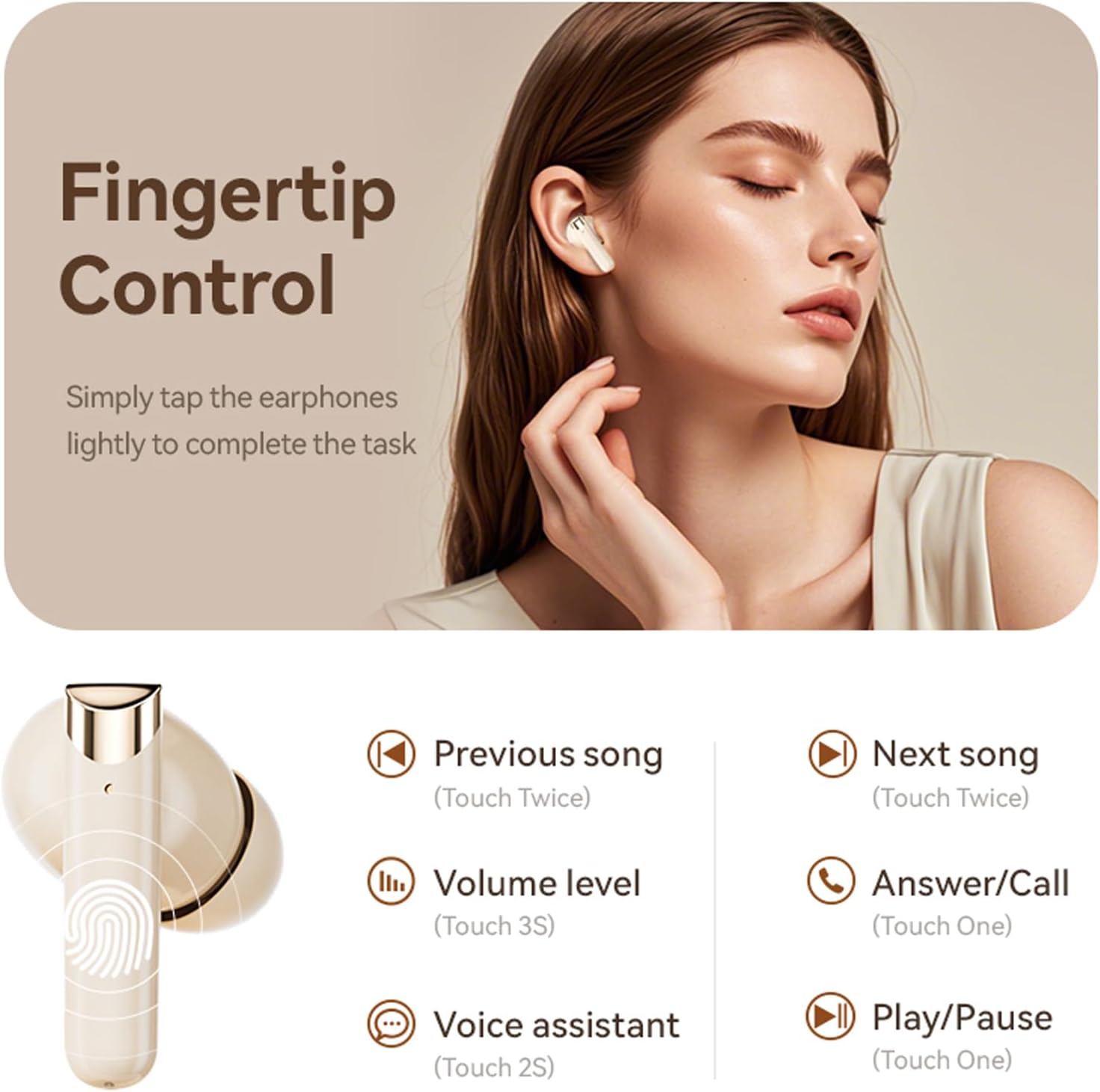 In-ear TWS Bluetooth 5.4 earph - огляд і ціна Pc Gaming Apple