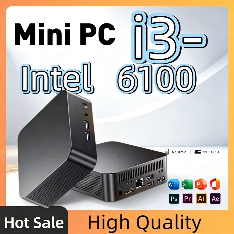 New Intel Core i3 6100  MINI P - огляд і ціна Pc Gaming I3