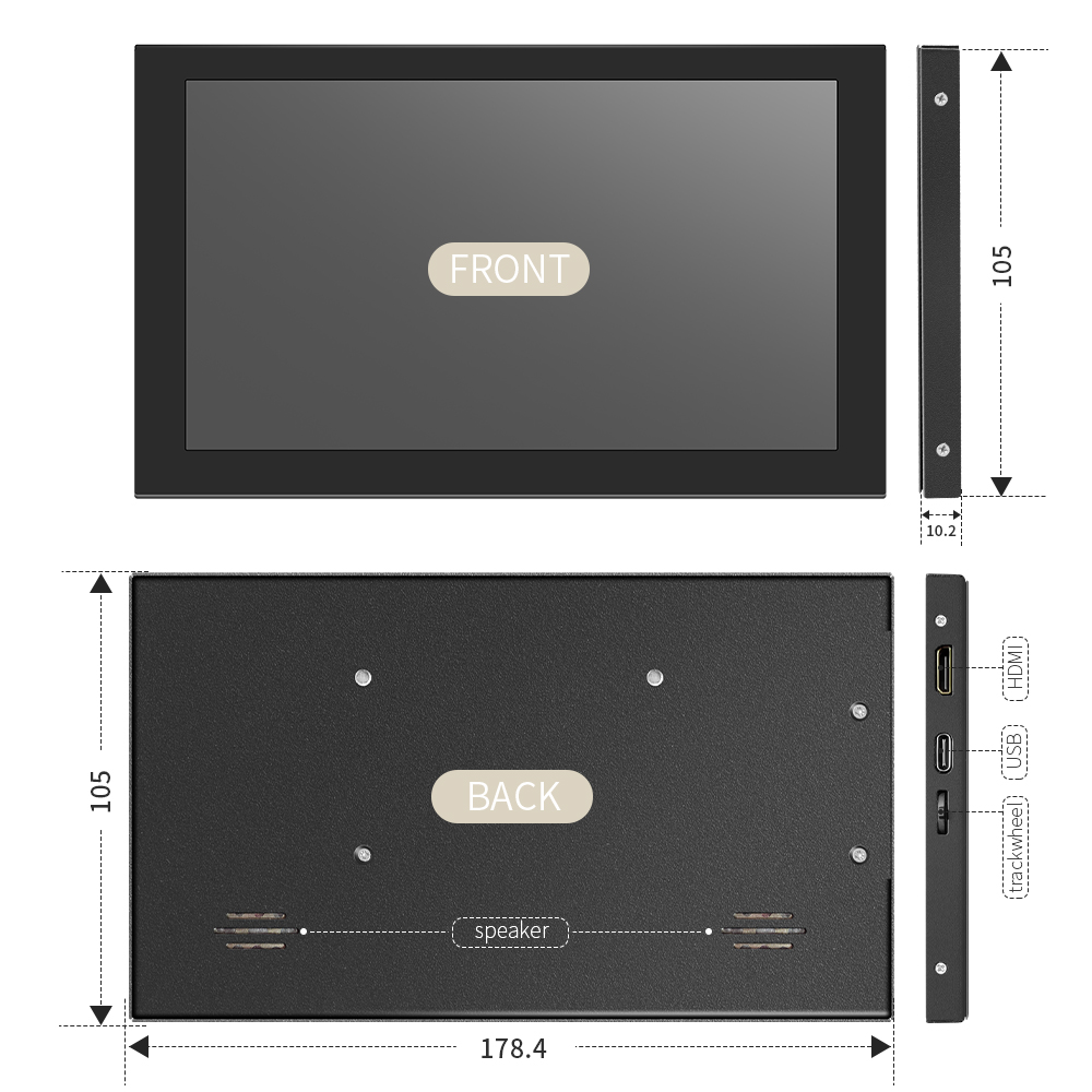 7-Inch LCD Touch Screen Panel  - огляд і ціна Pc Gaming Gigabyte