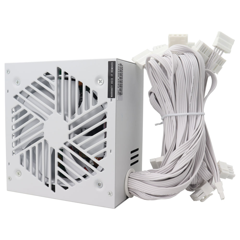 White 750W PSU PC Power Supply - огляд і ціна Pc Gaming Watt