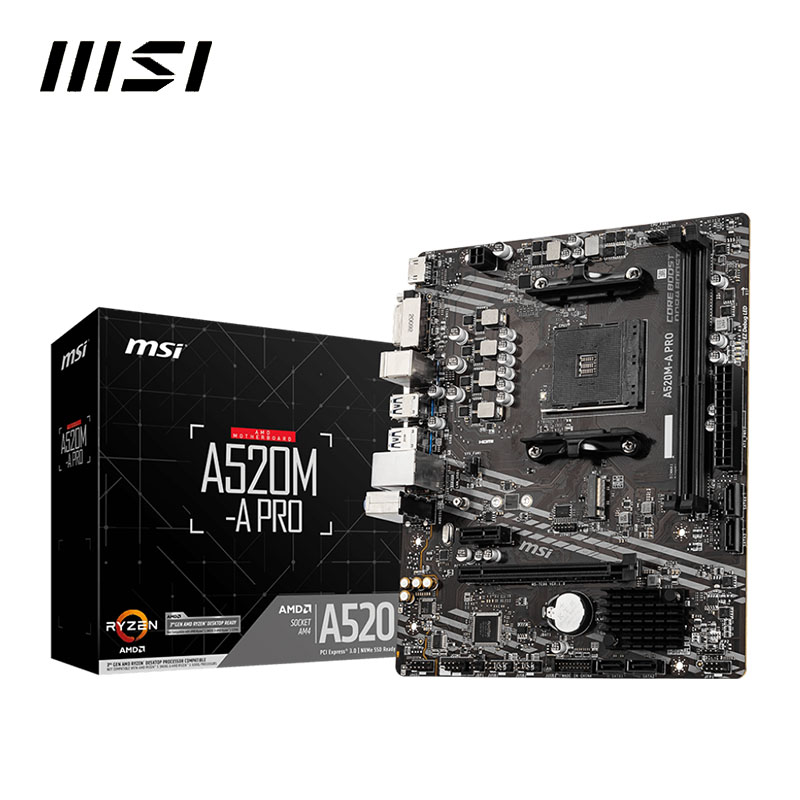 MSI A520M A PRO + AMD Ryzen 3  - огляд і ціна Pc Gaming Kit