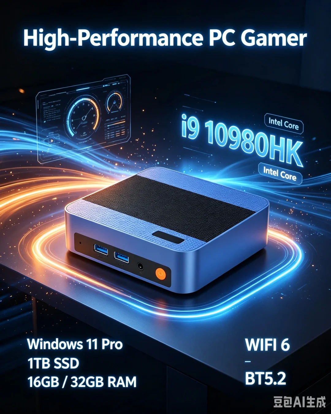 MINI PC Windows 11 Intel Core  - огляд і ціна Pc Gaming I3