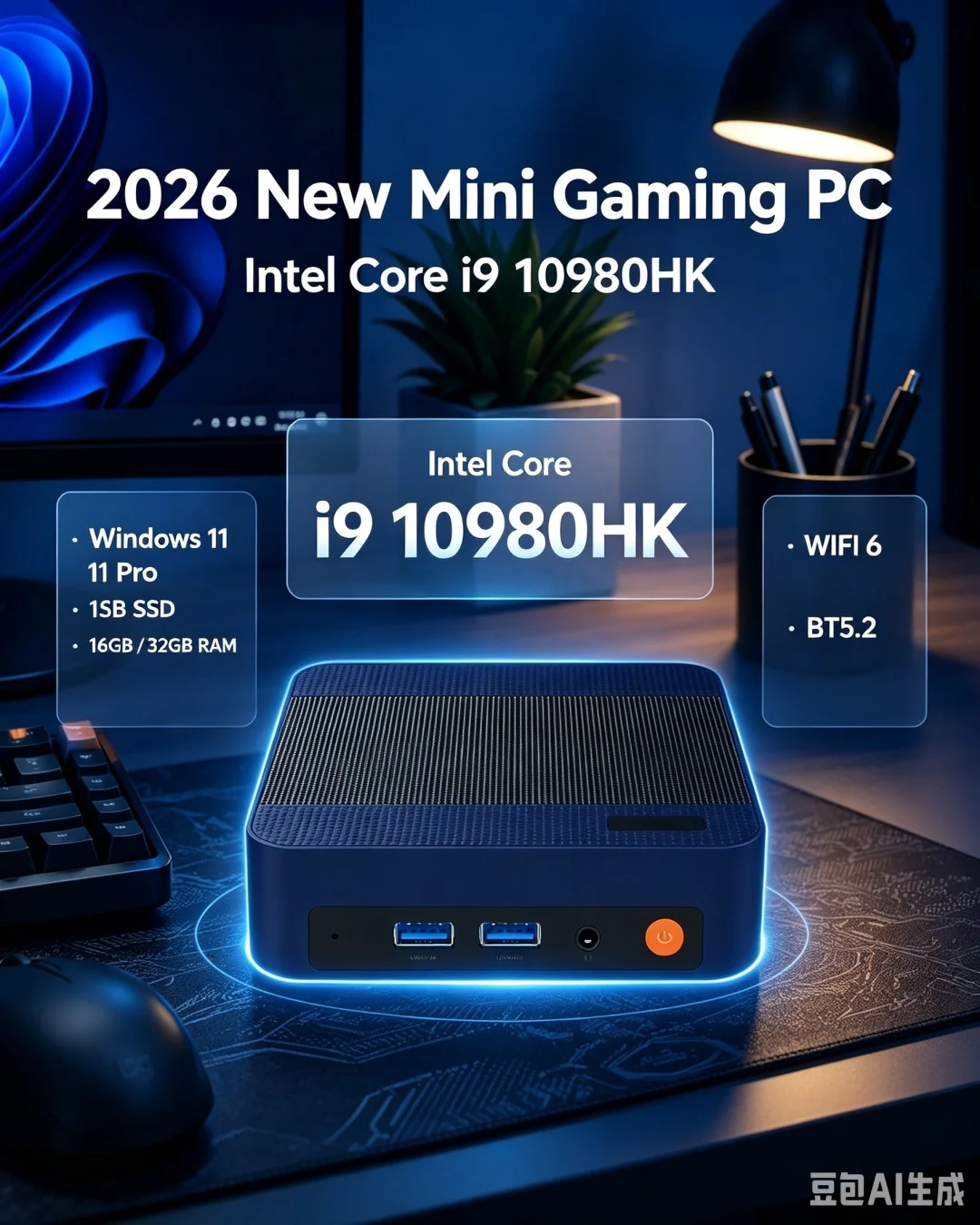 MINI PC Windows 11 Intel Core  - огляд і ціна Pc Gaming I3