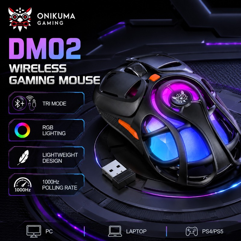 ONIKUMA DM02 Wireless Gaming M - огляд і ціна Pc Gaming Gigabyte