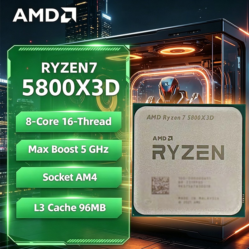 96MB Large Cache AMD Ryzen 7 5 - огляд і ціна Amd Cpu Ryzen 7