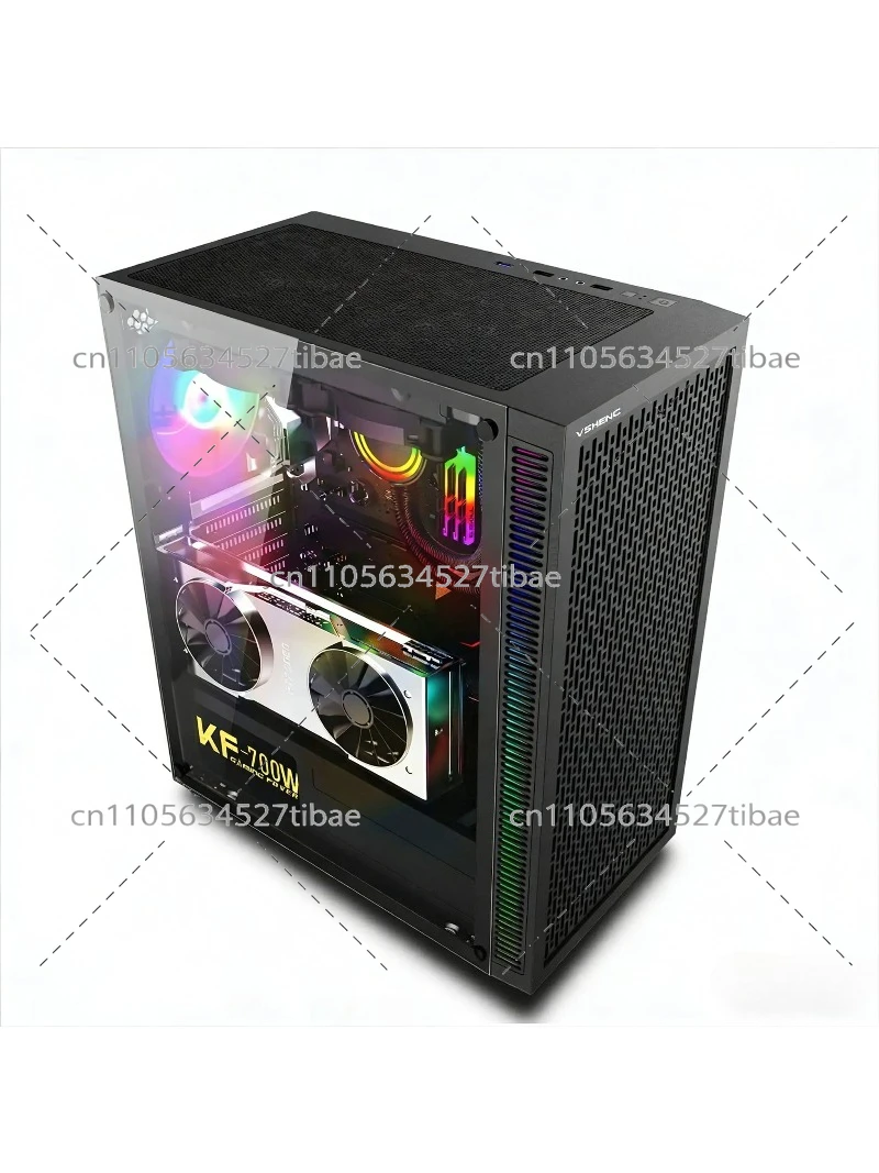 Black E-ATX Computer Case with - огляд і ціна Pc Gaming High End