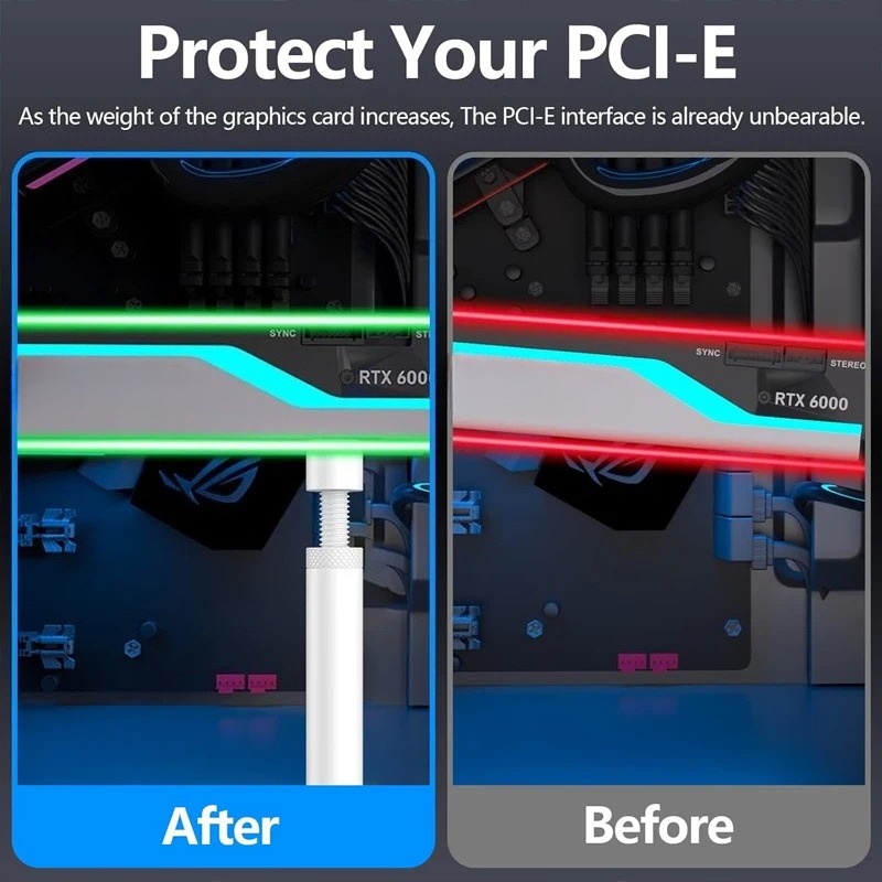 Aluminum GPU Anti Sag Bracket, - огляд і ціна Pc Gaming Kit
