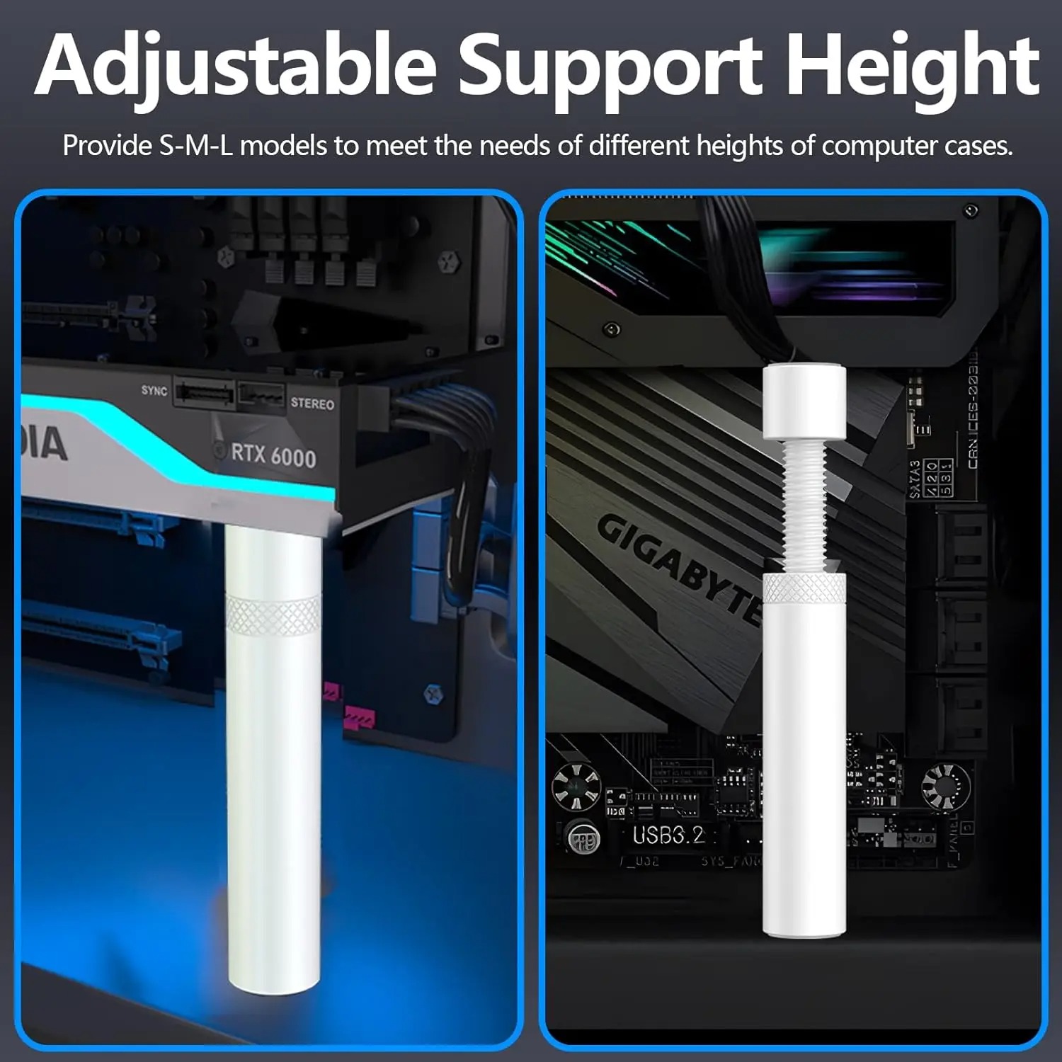 Aluminum GPU Anti Sag Bracket, - огляд і ціна Pc Gaming Kit