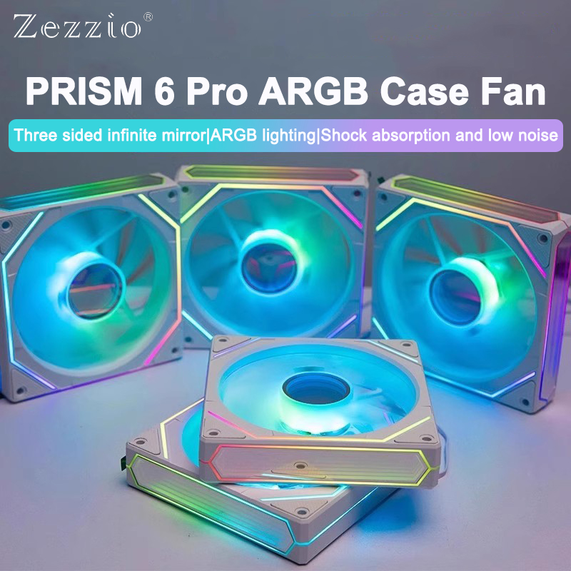 ZEZZIO PRISM 6 PRO 120mm  ARGB - огляд і ціна Pc Case Fan